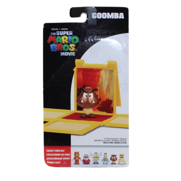Super Mario Bros Movie Goomba Figure w/ Question Block Jakks Pacific - Picture 8 of 16
